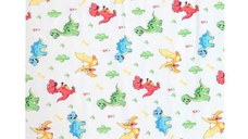 Set de cearsaf + paturica dubla de vara dinozauri