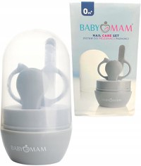 Set de ingrijire pentru bebelusi si copii BabyMam, include forfecuta, unghiera si pila de unghii cu capete rotunjite - 6