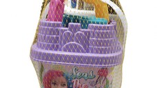 Set de joaca pentru plaja Small Castle Barbie cu 6 accesorii Purple  Pink