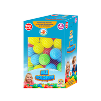 Set educativ 100 bile colorate cutie 7 cm - 1