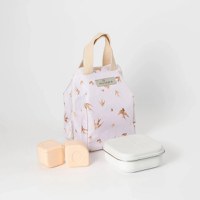 Set geanta termoizolanta Mealtote cu cutie Miniware Grow bento Ready Go Bent 4 piese Golden Swallow - 1