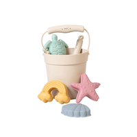 Set jucarii pentru plaja si nisip din silicon Play Fun Neutru - 7