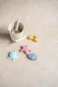 Set jucarii pentru plaja si nisip din silicon Play Fun Neutru - 3