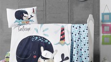 Set lenjerie 6 piese Bumbac Ranforce Fisher