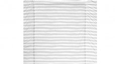Set lenjerie pat bumbac ranforce 4 piese Grey Striped