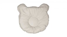 Set lenjerie patut si pernuta formare cap SomnArt Gri deschis bumbac 120x60 cm