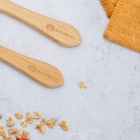 Set Lingurite din bambus AppeKids Bubble Beige - 4