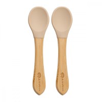 Set Lingurite din bambus AppeKids Bubble Beige - 6