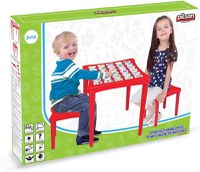 Set masuta cu 2 scaunele Pilsan Story Albastru pentru scrisactivitati,din plastic rezistent,masuta cu inaltime reglabila,usor de montat,utilizare interiorexterior,gradinite,crese,afterschool - 2