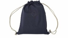 Set paturica, perna si rucsac Somnart cu broderie din in albastru