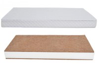Set Patut din lemn pana la 4 ani cu somiera reglabila pe 3 nivele de inaltime Nichiduta 120x60 cm Grace Natur + Saltea cu husa detasabila din microfibra 12 cm grosime Nichiduta Cocos Comfort + - 3