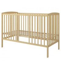 Set Patut din lemn pana la 4 ani cu somiera reglabila pe 3 nivele de inaltime Nichiduta 120x60 cm Grace Natur + Saltea cu husa detasabila din microfibra 12 cm grosime Nichiduta Cocos Comfort + - 4
