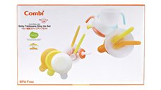 Set pentru servirea mesei bebelusilor Step Up Set Combi Japonia