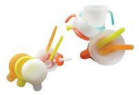 Set pentru servirea mesei bebelusilor Step Up Set Combi Japonia - 4