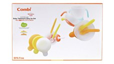 Set pentru servirea mesei bebelusilor Step Up Set Combi Japonia