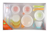 Set pentru servirea mesei bebelusilor Step Up Set Combi Japonia - 2