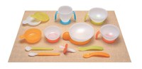 Set pentru servirea mesei bebelusilor Step Up Set Combi Japonia - 3