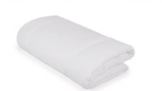 Set pilota 135 x 100 cm si perna 40 x 60 cm pentru copii bumbac si umplutura BabySoft alb