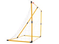 Set poarta de fotbal pentru copii, Ikonka, cu pompa si minge incluse, dimensiune 156 x 70 x 107cm, Soccer Goal - 6