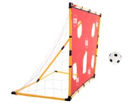 Set poarta de fotbal pentru copii, Ikonka, cu pompa si minge incluse, dimensiune 156 x 70 x 107cm, Soccer Goal - 7
