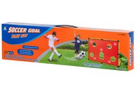 Set poarta de fotbal pentru copii, Ikonka, cu pompa si minge incluse, dimensiune 156 x 70 x 107cm, Soccer Goal - 8