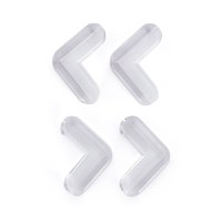 Set protectii Feedo pentru colturi ascutite 4 x 4 x 1.5 cm 4 bucati transparent - 3