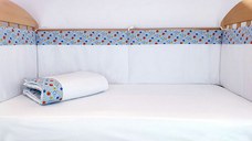 Set protectii patut 70x140 cm Dansul Bulinelor din bumbac