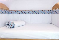 Set protectii patut 70x140 cm Dansul Bulinelor din bumbac - 1