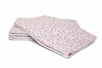 Set protectii patut din bumbac 60x120 cm Baby Bear roz KidsDecor - 4