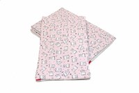 Set protectii patut din bumbac 60x120 cm Baby Bear roz KidsDecor - 6