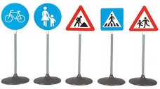 Set Semne de Circulatie cu Baza Mare pentru Stabilitate - Inaltime 70 cm