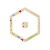Set senzorial de echilibru Viga din lemn pentru copii - 5