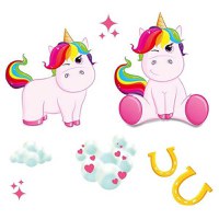 Set stickere perete Toi-Toys 3D Unicorn Dream Horse - 2