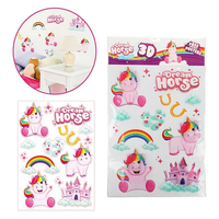 Set stickere perete Toi-Toys 3D Unicorn Dream Horse - 7