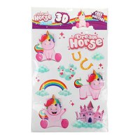 Set stickere perete Toi-Toys 3D Unicorn Dream Horse - 5