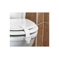 Siguranta pentru capacul de toaleta BabyJem Lock White - 1