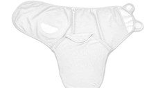 Sistem de infasare din bumbac 0-3 luni BabyJem Swaddle ecru