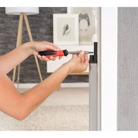 Sistem de instalare rapida EasyFix pentru porti de siguranta extensibile DesignLine aluminiu Reer 46051 - 5