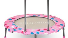 Spatiu de joaca si trambulina pliabila Smartrike pink