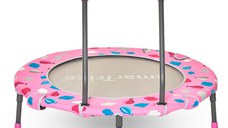 Spatiu de joaca si trambulina pliabila Smartrike pink