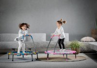 Spatiu de joaca si trambulina pliabila Smartrike pink - 2