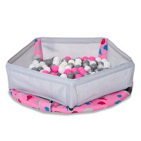 Spatiu de joaca si trambulina pliabila Smartrike pink - 8