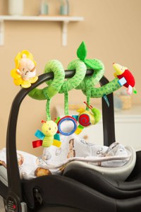 Spirala cu jucarii din plus pentru patutcarucior Sensillo Lion,structura flexibila, extensibila, usor de agatat - 3