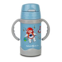 Sticla termoizolanta Nava We care 300 ml albastru - 2