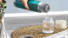 Sticla termos Reer din otel inoxidabil vidat ColourCup 450 ml albastru