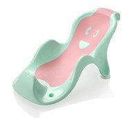 Suport anatomic pentru cadita copii Little Mom Cocoon Green, design bionic cu inclinare de 23 de grade, fixare cu ventuze, compatibilitate universala, dimensiune 56 x 29 x 22 cm - 6