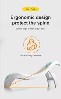 Suport anatomic pliabil pentru cadita Little Mom Pink - 4