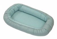 Suport de dormit Amy Babynest reversibil 70x45 cm tricot verde - 8