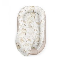 Suport de dormit by BabySteps Babynest Premium bumbac si catifea 70x35 cm Boho Beige - 7