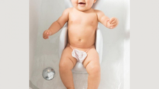 Suport ergonomic BabyDam pentru baie LayBack